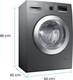Samsung 6.5 kg with Steam Fully Automatic Front Load Washing Machine with In-built Heater Grey 5