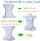 kogar All In One Washable Reusable Adjustable New Born Baby Diaper Nappy Multicolour (3 Diaper +3 Insert) 0-24 Month 5