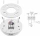 GIANT IMPEX PIR Motion Sensor With 360 Degree Switch with Light Sensor Wired Sensor Security System 3