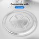 Payflip Microwave Oven Turntable Baking Glass Tray Compatible With Electrolux EK23CSL4-MMZ Fiber Glass Microwave Turntable Plate 3