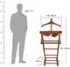 lumber casa Solid Wood Coat Stand 2