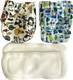 kogar All In One Printed Combo Button Reusable Diaper Nappy With Insert (2 Diaper+2 insert) 1