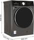 IFB 8.5/6.5 kg Washer with Dryer Refresher 3-in-1 Laundrimagic Wi-Fi Enabled Inverter with Steam Ready to Wear Clothes with In-built Heater Black, Grey 4