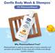 Chicco Baby Moments Gentle Body Wash And Shampoo, Paraben and Phenoxyethanol free, 0M+( 4