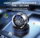 partizano Solar Rotating Car Dashboard Air Freshener Perfume Alloy Wheel random col Diffuser car alloy 5