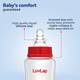 LuvLap Anti-Colic Slim/Regular Neck Essential Baby Feeding Bottle, BPA Free Pack of 2 - 125 ml 3