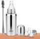 Wagwanfly Stainless Steel New Born Baby Feeding Bottle With Silicone 3 Nipple 1