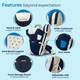 LuvLap Elegant Baby Carrier with 4 carry positions, for 4 to 24 months baby, Baby Carrier 2
