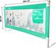 LuvLap Bed Rail Guard for Baby/Kids Safety (180x68cm), Portable & Foldable Bed Rail, 6
