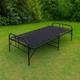 Nandeksha Portable Single Folding Bed Space Saving Heavy Duty Foldable Bed Frame/Khat Cot Metal Single Bed 3
