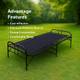 Nandeksha Portable Single Folding Bed Space Saving Heavy Duty Foldable Bed Frame/Khat Cot Metal Single Bed 5