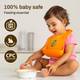 LuvLap Silicone Baby Bib for Feeding & Weaning Babies & Toddlers, Waterproof 2
