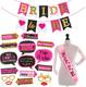 ZYOZI 18 Pcs Bachelorette Party Decorations Kit, Bridal Shower Party Supplies & Engagement Party Decor, Bride to Be Decoration Banner, Sash and Photo Booth Props 1