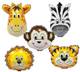 groovy dudz 2nd Jungle Birthday Decoration Items For Boys -41 Pcs Jungle 5