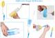 SYGA 4 Pcs Baby Milk Bottle Nipple Straw Brush Sponge Nylon Cleaning Brush Cleaner Bottle Tong Set Random Color 2