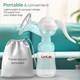 LuvLap Manual Breast Pump, 3 Level Suction Adjustment, 2pcs pads free  - Manual 6