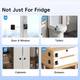 BAREPEPE Child Safety Device Refrigerator Door Lock With 2 Keys & Adhesives Pack of 2 3
