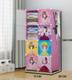 LIGER BLINDS 8-Door 8-Shelf Plastic kids Collapsible Cupboard PC Collapsible Wardrobe 2