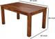 Taskwood Furniture Solid Wood Sheesham Wood 6 Seater Dining Table With 6 Chairs For Dining Room Solid Wood 6 Seater Dining Set 3