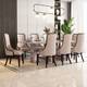 Durian Oberon Stone 8 Seater Dining Set 1