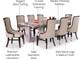 Durian Oberon Stone 8 Seater Dining Set 5