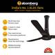 Atomberg Studio Smart+|Voice Control|Adjustable Canopy|High Air Flow|LED Speed Indicator with 3 Year Warranty BLDC Motor with Remote 1200 mm Ceiling Fan 2