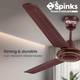 SPINKS SPINKKCOMBO-2PC with 24 Months Warranty 1200 mm Ceiling Fan 6
