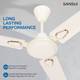 Sansui Urja Pro 1 Star BEE Rated with 1 Year Warranty 1200 mm Ceiling Fan 3