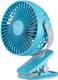 BAJAJ Mini USB Rechargeable Multi Clip with 12 Months Warranty Silent Operation 110 mm Table Fan 3