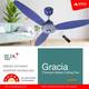 ACTIVA Graica with 5 Year Warranty BLDC Motor with Remote 1200 MM Ceiling Fan 2