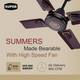 SUPER APPLIANCES APE with 24 Months Warranty Ultra High Speed 600 mm Ceiling Fan 6