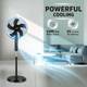 V-Guard Esfera Remote 5 Blade (Black) with 2 Year Warranty 400 mm Pedestal Fan 3