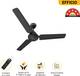 Atomberg Efficio Ceiling Fan 1200MM - Midnight Black with 3 Year Warranty BLDC Motor with Remote 1200 mm Ceiling Fan 2