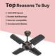 Stardom EAGLE ULTRA HIGH SPEED 24 INCH SMOKE BROWN with 24 Months Warranty Anti Dust 600 mm Ceiling Fan 3