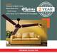SPINKS SPINKKCOMBO-2PC with 24 Months Warranty 1200 mm Ceiling Fan 3