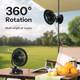 UN1QUE Portable Clip on Fan Battery Operated, 6 Inch Powerful USB Table Fan, 3 Speed with 1 Year Warranty Energy Saving Table Fan 6