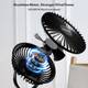 UN1QUE Portable Clip on Fan Battery Operated, 6 Inch Powerful USB Table Fan, 3 Speed with 1 Year Warranty Energy Saving Table Fan 3