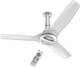 BAJAJ Arioso Luxe 1200mm White & Silver CF with 2 Year Warranty 1200 mm Ceiling Fan 1