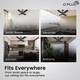 O PLUS Creta 001 with 24 Months Warranty Ultra High Speed Ceiling Fan 6
