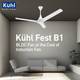 KUHL Fest B1 Power Saving BLDC Ceiling Fan |28W|365 RPM | Remote & Regulator Operated BLDC Motor with Remote 1200 mm Ceiling Fan 2