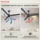 Polycab Wizzy Plus with 3 Year Warranty BLDC Motor with Remote 1200 mm Ceiling Fan 5