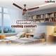 ACTIVA Apsra Deco with 2 Year Warranty 1200 MM Ceiling Fan 3