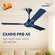 V-Guard Exado Pro AS (Riband Blue Matte) with 30 Months Warranty Energy Saving 1200 mm Ceiling Fan 2