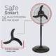 SHATAK 3 Wings 16 Inch Bullet Blade Ultra High Speed 400 mm Pedestal Fan 5