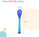 LuvLap Tiny Love Heat Sensitive Baby Feeding Spoon Set, Soft Silicone Tip, 2 Pcs,  - Silicone 5