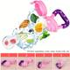 naughty kidz Combo of 2 Baby Feeding Spoon with 1 Food/Fruit Nibbler,For Baby, Infant  - Silicone 2
