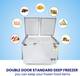 MINIFROST 300 L Double Door Standard Deep Freezer 2
