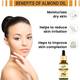 Cesaro Organics Cold Pressed - Sweet Almond Oil - For Skin & Hair Oil 3