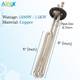 Airex Cup Type Geyser Element (Round) Water Element Heater Water Boiler Water Thermal 1500 W Shock Proof Immersion Heater Rod 2