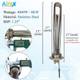 Airex Immersion Heating Rod 4000 W Solar Water Heater with 11" inch Thermostat Pocket 4000 W Immersion Heater Rod 2